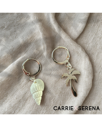 Boucles d’oreilles Silver – Style bohème & rebelle | Carrie X Serena