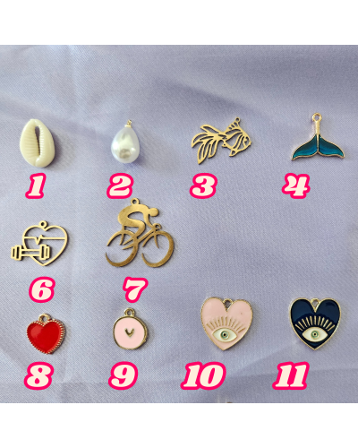 Collier personnalisé doré – Composez votre bijou unique | CarrieXSerena