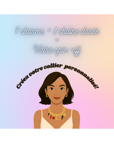 Collier personnalisé doré – Composez votre bijou unique | CarrieXSerena