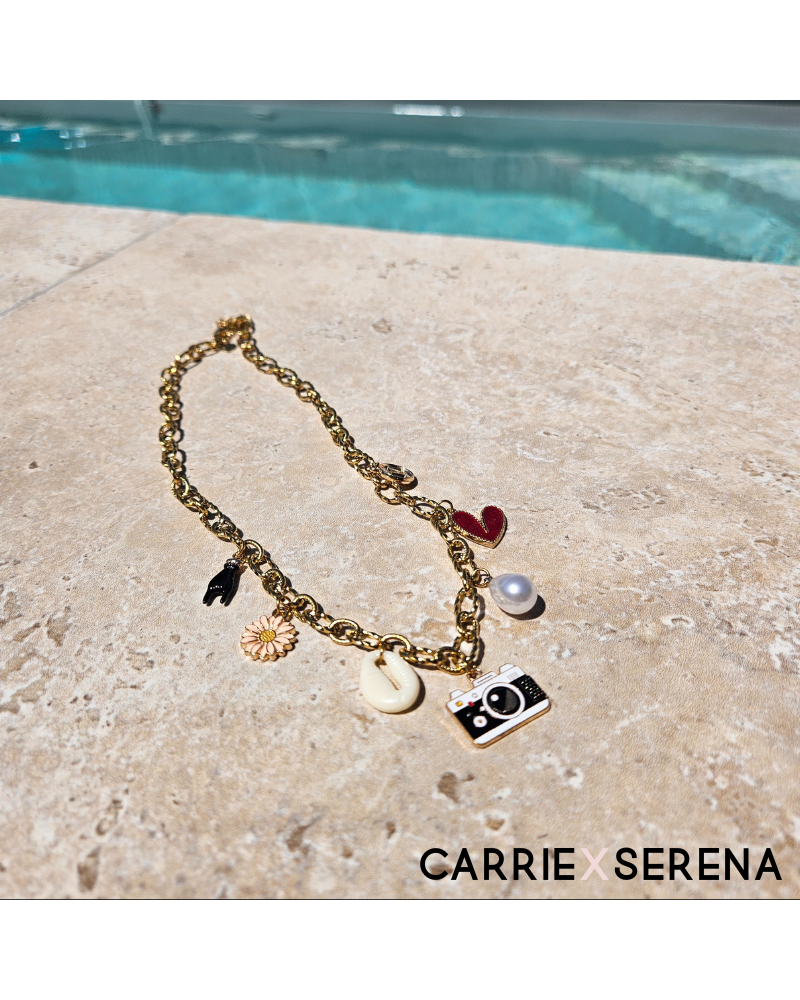 Collier doré Margot – personnalisé, rock et romantique