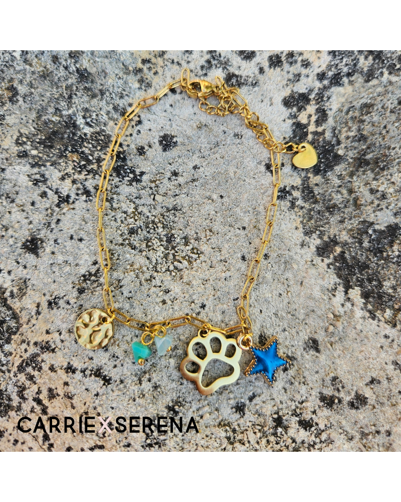 Bracelet cheville doré original – Bijou femme tendance | CXS