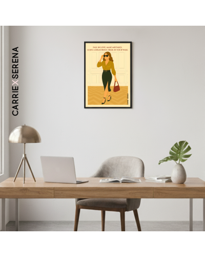 Affiche Sylvie – Emily in Paris | “Fall in love. Make mistakes.”