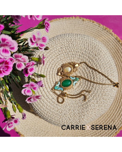 Bracelets brodés à la main – Sweet Poison, Crowned, Enchantée | Carrie x Serena