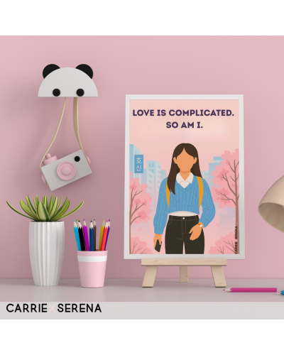 Affiche Kitty XO – Citation K‑drama | Carrie x Serena