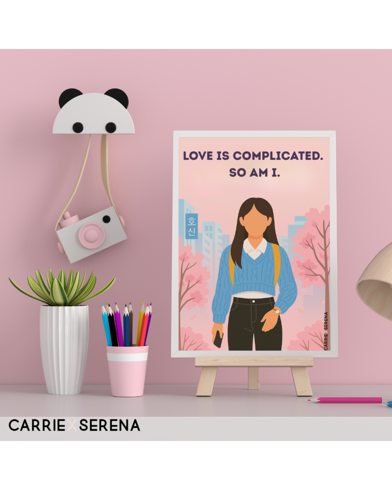 Affiche Kitty XO – Citation K‑drama | Carrie x Serena