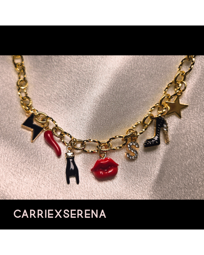Collier Samantha – Bijou doré sexy & audacieux | Carrie X Serena