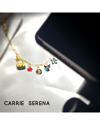 Collier Blair – Bijou doré inspiré de Gossip Girl | Carrie X Serena
