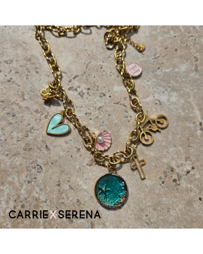 Collier personnalisé “Hélène” – Bijou doré symbolique & élégant | Carrie X Serena